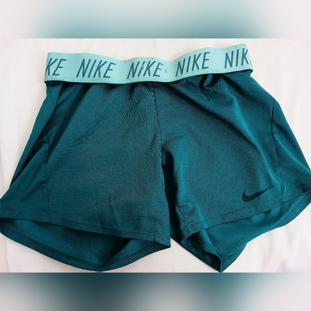 2/$30 Nike Teal Athletic Booty Shorts (#1,380)